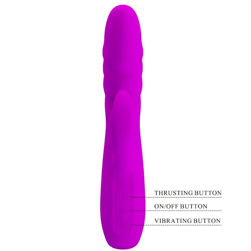 PRETTY LOVE - VIBRATORE CONIGLIO RICARICABILE MELANIE VIOLA - PRETTY LOVE FLIRTATION | Lingerie Harness Boutique