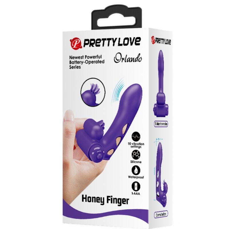 PRETTY LOVE - COPERTURA PER DITA VIBRATORE ORLANDO VIOLA - PRETTY LOVE MALE | Lingerie Harness Boutique