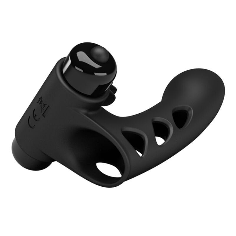 PRETTY LOVE - COPERTURA PER DITA VIBRATORE ORLANDO NERA - PRETTY LOVE MALE | Lingerie Harness Boutique