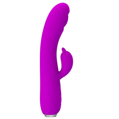 PRETTY LOVE - RECHARGEABLE SUCTION CUP VIBRATOR QUEEN PURPLE