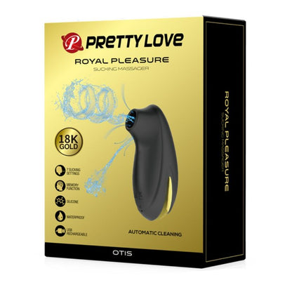 PRETTY LOVE - MASSAGGIATORE AD ASPIRAZIONE DI LUSSO RICARICABILE NERO - PRETTY LOVE C-TYPE | Lingerie Harness Boutique