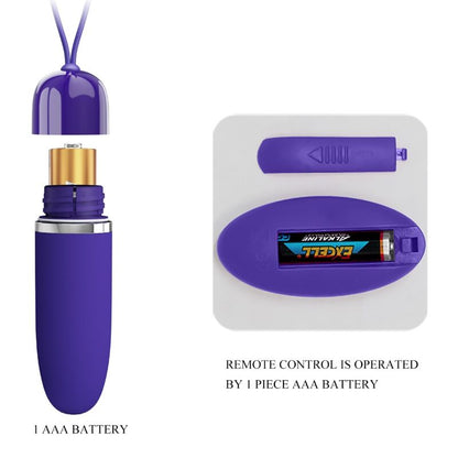 PRETTY LOVE - DARLENE YOUTH VIBRATING MINI BULLET PURPLE