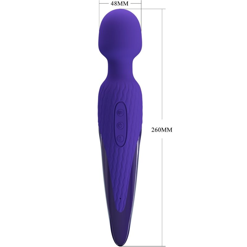 PRETTY LOVE - ANTONY YOUTH VIBRATOR WAND VIOLET HEAT EFFECT