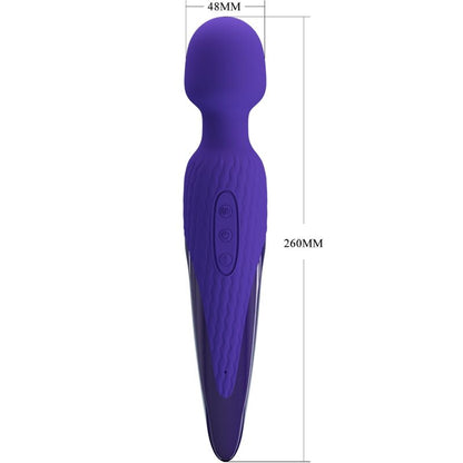 PRETTY LOVE - ANTONY YOUTH VIBRATORE WAND VIOLETTO EFFETTO CALORE - PRETTY LOVE YOUTH | Lingerie Harness Boutique