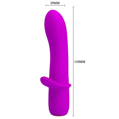 PRETTY LOVE - TROY PURPLE RECHARGEABLE VIBRATOR