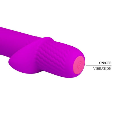 PRETTY LOVE - TROY PURPLE RECHARGEABLE VIBRATOR