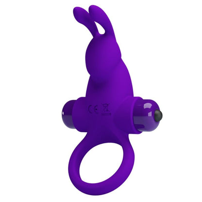 PRETTY LOVE - ANELLO VIBRATORE I CONIGLIO PER PENE VIOLA - PRETTY LOVE MALE | Lingerie Harness Boutique
