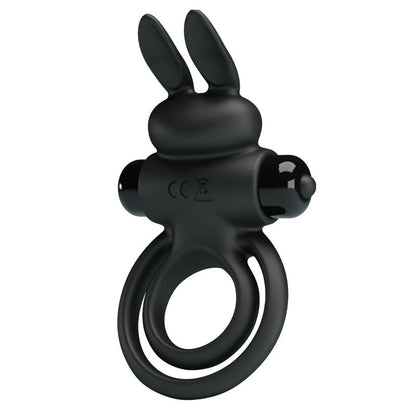 PRETTY LOVE - ANELLO VIBRATOR III RABBIT PER PENE NERO - PRETTY LOVE MALE | Lingerie Harness Boutique