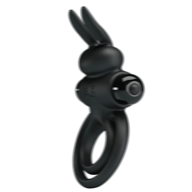 PRETTY LOVE - ANELLO VIBRATOR III RABBIT PER PENE NERO - PRETTY LOVE MALE | Lingerie Harness Boutique