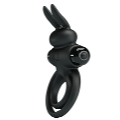 PRETTY LOVE - ANELLO VIBRATOR III RABBIT PER PENE NERO - PRETTY LOVE MALE | Lingerie Harness Boutique