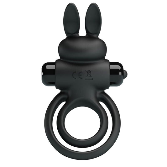 PRETTY LOVE - BLACK RABBIT VIBRATOR III PENIS RING