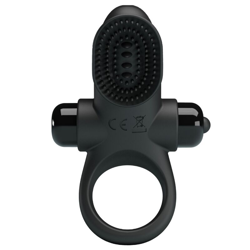 PRETTY LOVE - ANELLO VIBRATORE II PER IL PENE NERO - PRETTY LOVE MALE | Lingerie Harness Boutique