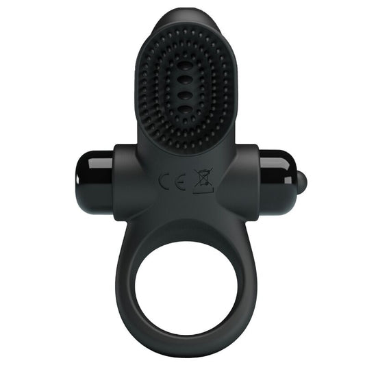 PRETTY LOVE - ANELLO VIBRATORE II PER IL PENE NERO - PRETTY LOVE MALE | Lingerie Harness Boutique