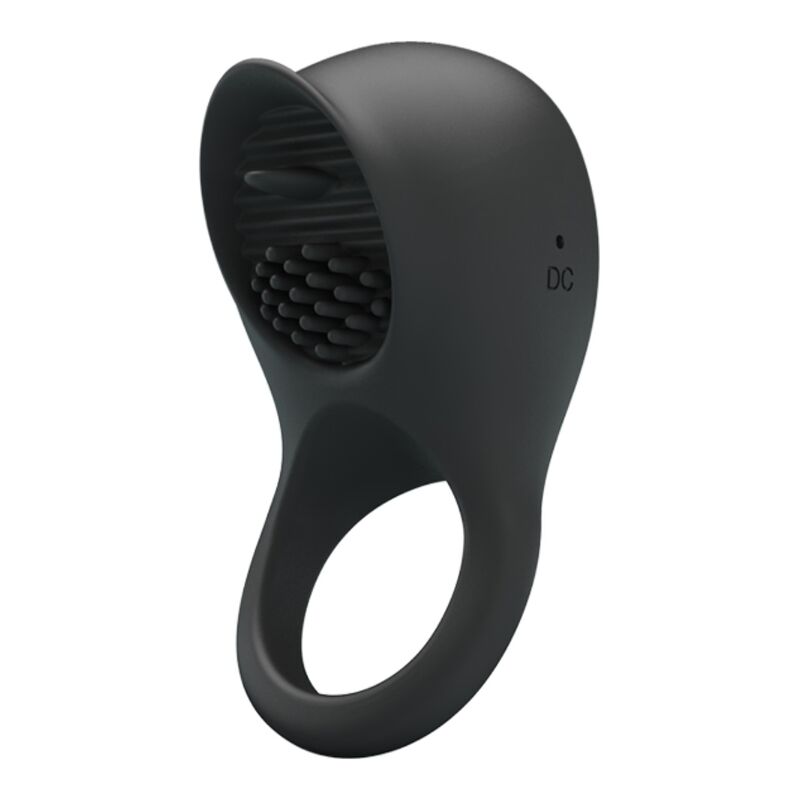 PRETTY LOVE - ANELLO VIBRANTE PER PENE CON LINGUA NERA - PRETTY LOVE MALE | Lingerie Harness Boutique