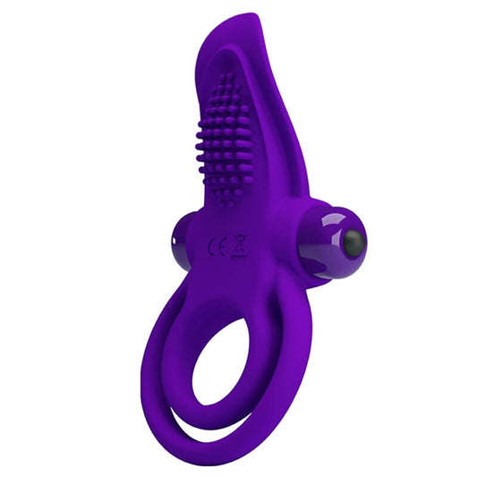 PRETTY LOVE - VIBRATING PENIS RING PURPLE