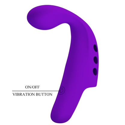 PRETTY LOVE - VIBRATORE DA DITA RICARICABILE GORGON VIOLA - PRETTY LOVE SMART | Lingerie Harness Boutique