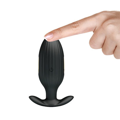 PRETTY LOVE - RECHARGEABLE ANAL VIBRATOR KELLY PLUG BLACK