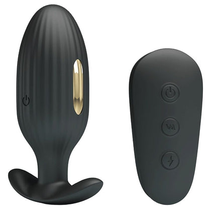 PRETTY LOVE - RECHARGEABLE ANAL VIBRATOR KELLY PLUG BLACK