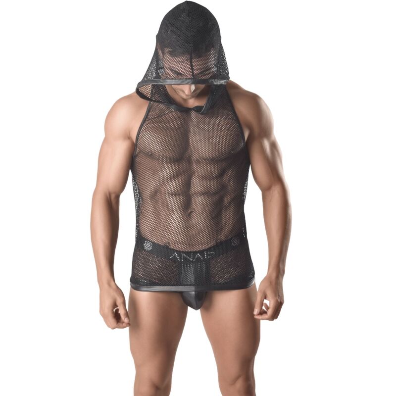 ANAIS MEN - ARES HOODED T-SHIRT XXXL - ANAIS MEN ACCESORIES | Lingerie Harness Boutique