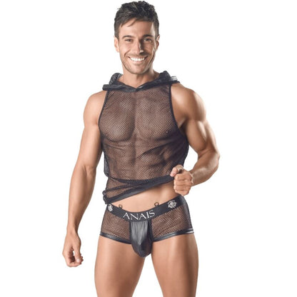 ANAIS MEN - ARES HOODED T-SHIRT XXXL - ANAIS MEN ACCESORIES | Lingerie Harness Boutique