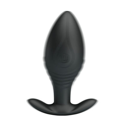 PRETTY LOVE - RECHARGEABLE VIBRATOR BUTT PLUG QUEEN BLACK