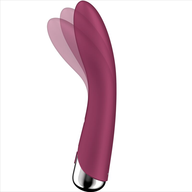 SATISFYER - SPINNING VIBE 1 VIBRATORE G-SPOT ROTATOR ROSSO