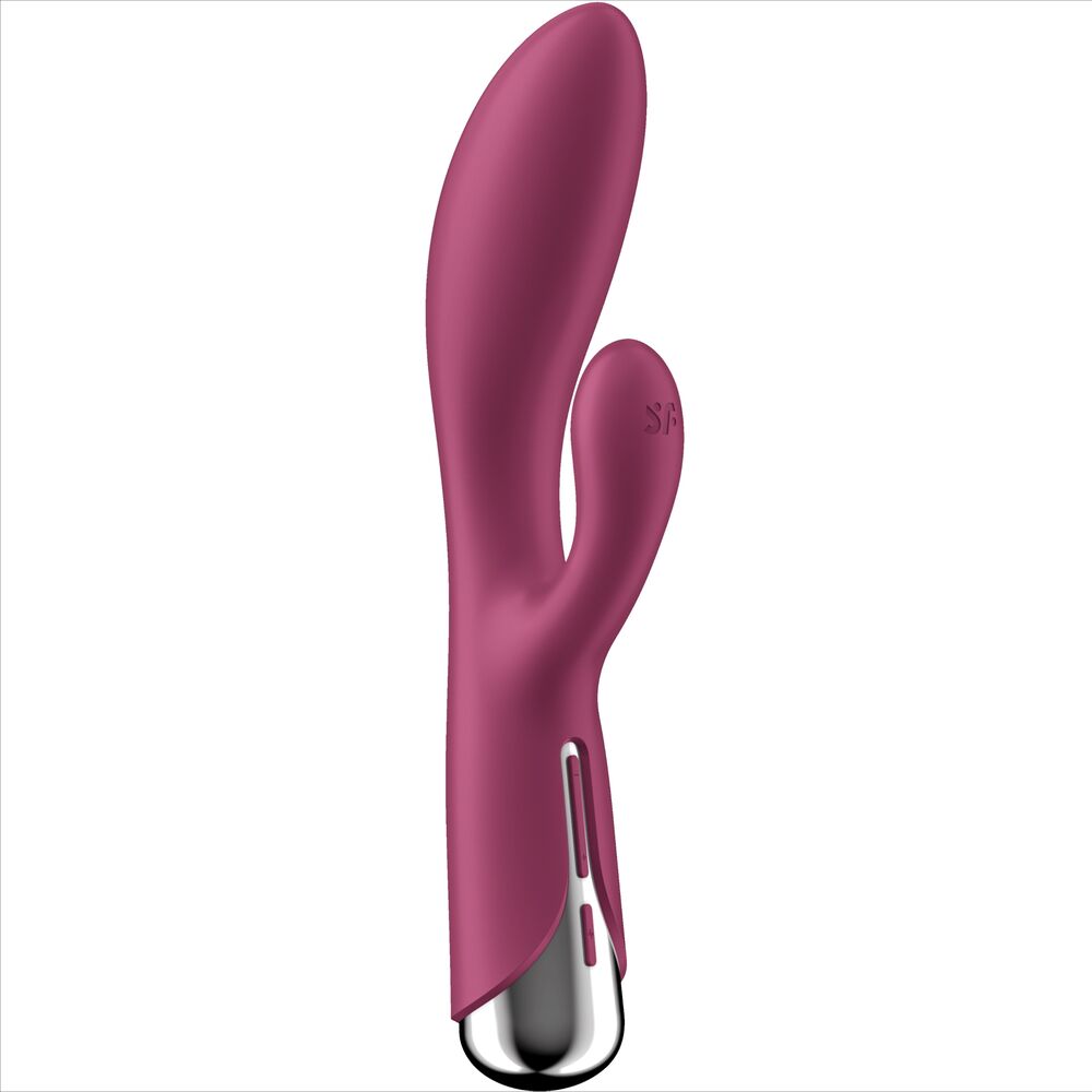 SATISFYER - SPINNING RABBIT 1 STIMOLAZIONE CLITORIDE E PUNTO G BLU - SATISFYER VIBRATOR | Lingerie Harness Boutique