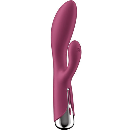 SATISFYER - SPINNING RABBIT 1 STIMOLAZIONE CLITORIDE E PUNTO G BLU - SATISFYER VIBRATOR | Lingerie Harness Boutique
