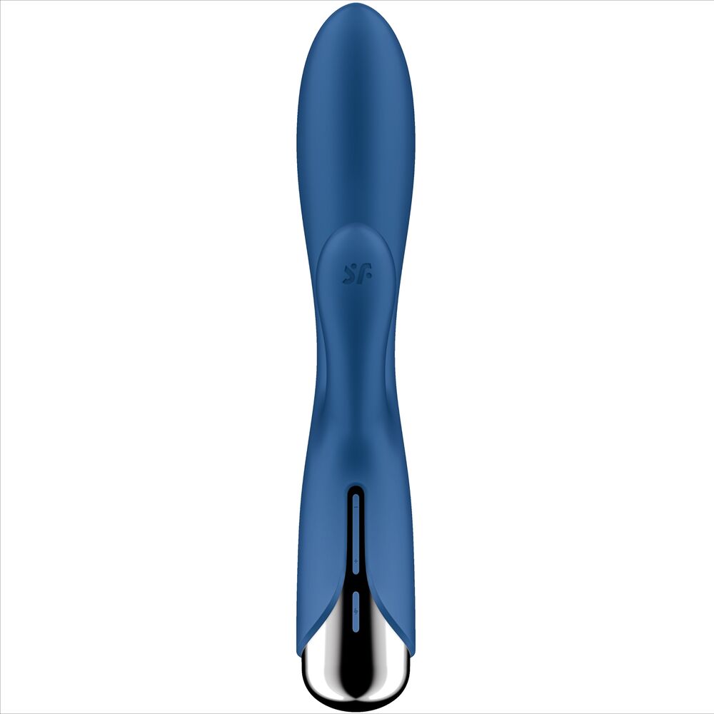 SATISFYER - SPINNING RABBIT 1 STIMOLAZIONE CLITORIDE E PUNTO G BLU - SATISFYER VIBRATOR | Lingerie Harness Boutique