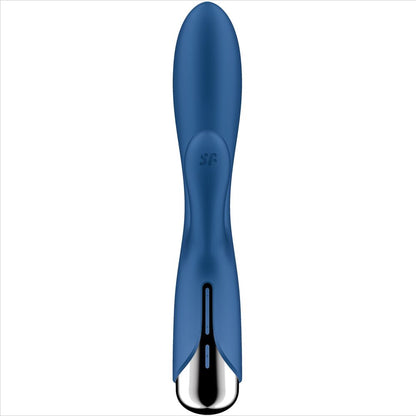 SATISFYER - SPINNING RABBIT 1 STIMOLAZIONE CLITORIDE E PUNTO G BLU - SATISFYER VIBRATOR | Lingerie Harness Boutique