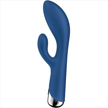 SATISFYER - SPINNING RABBIT 1 STIMOLAZIONE CLITORIDE E PUNTO G BLU - SATISFYER VIBRATOR | Lingerie Harness Boutique