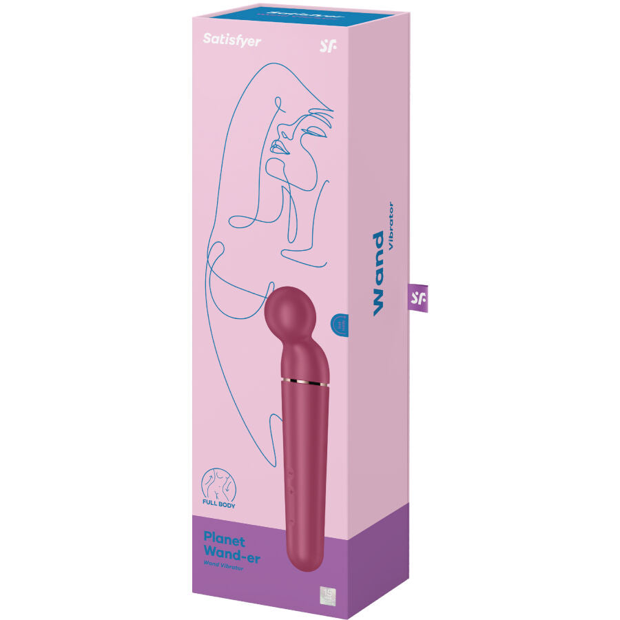 SATISFYER - MASSAGGIATORE VIBRATORE PLANET WAND-ER BLU - SATISFYER WAND | Lingerie Harness Boutique