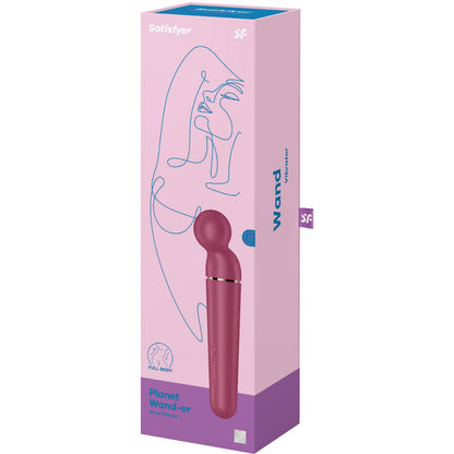 SATISFYER - MASSAGGIATORE VIBRATORE PLANET WAND-ER BLU - SATISFYER WAND | Lingerie Harness Boutique