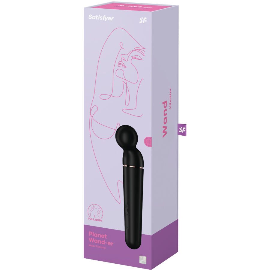 SATISFYER - MASSAGGIATORE VIBRATORE PLANET WAND-ER BLU - SATISFYER WAND | Lingerie Harness Boutique