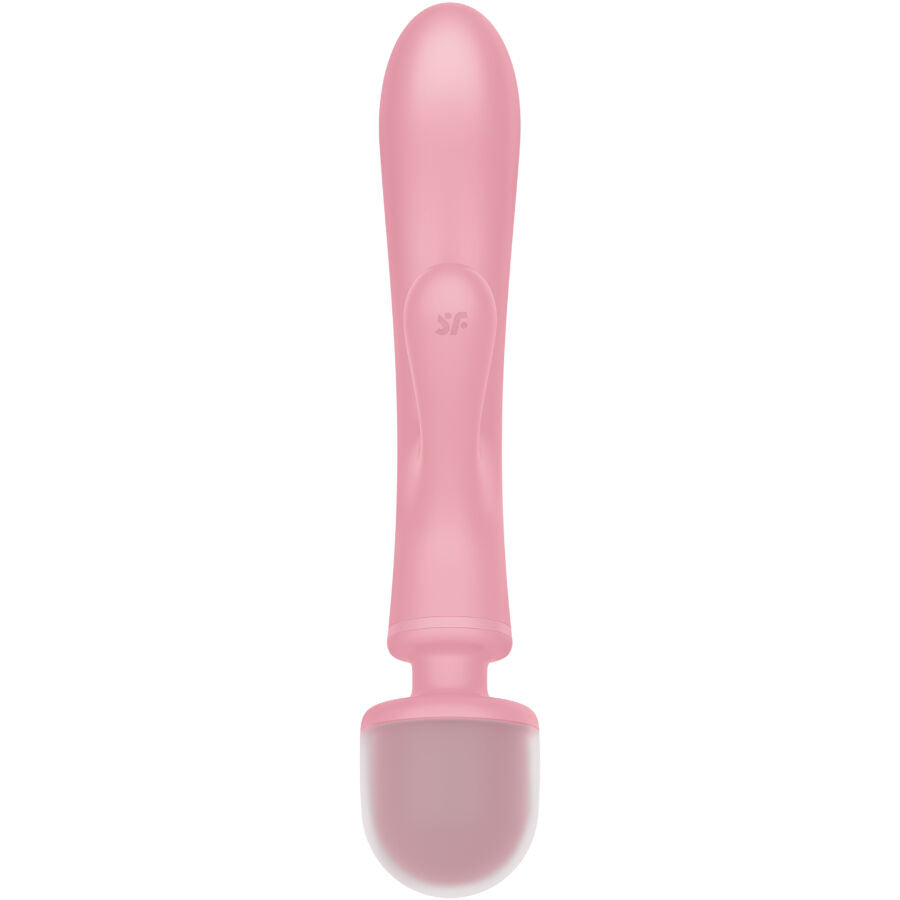 SATISFYER - MASSAGGIATORE VIBRATORE CONIGLIO TRIPLE LOVER ROSA