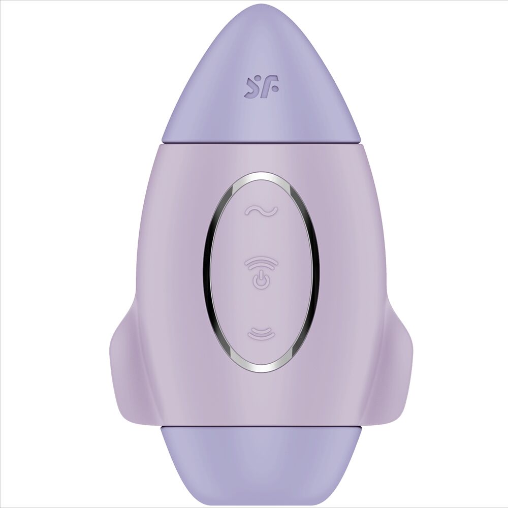 SATISFYER - MISSION CONTROL VIBRATORE PICCOLO BLU A DOPPIO IMPULSO - SATISFYER VIBRATOR | Lingerie Harness Boutique
