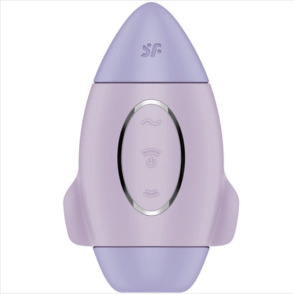 SATISFYER - MISSION CONTROL VIBRATORE PICCOLO BLU A DOPPIO IMPULSO - SATISFYER VIBRATOR | Lingerie Harness Boutique