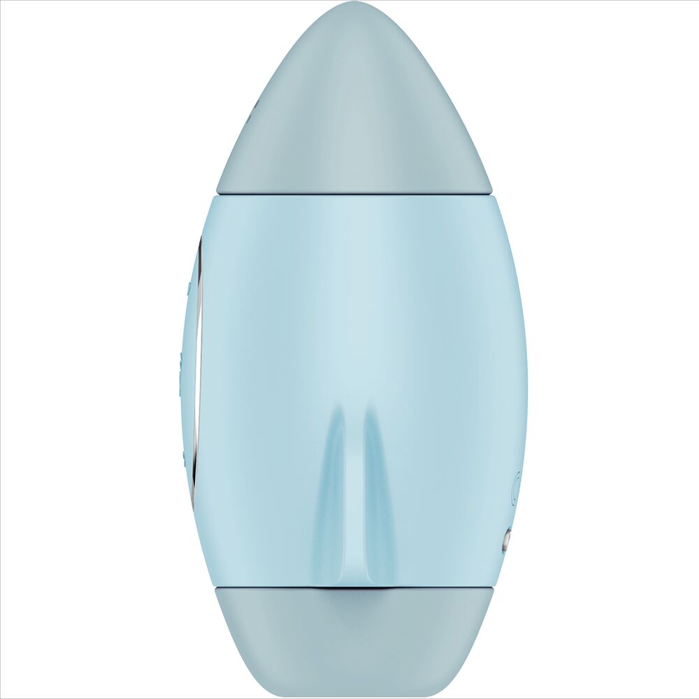 SATISFYER - MISSION CONTROL VIBRATORE PICCOLO BLU A DOPPIO IMPULSO - SATISFYER VIBRATOR | Lingerie Harness Boutique
