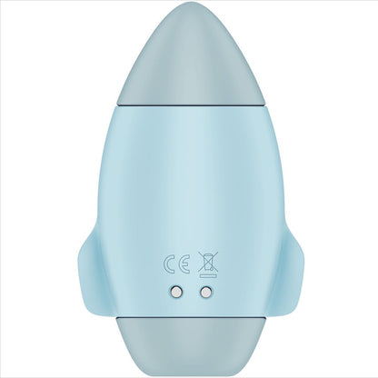 SATISFYER - MISSION CONTROL VIBRATORE PICCOLO BLU A DOPPIO IMPULSO - SATISFYER VIBRATOR | Lingerie Harness Boutique