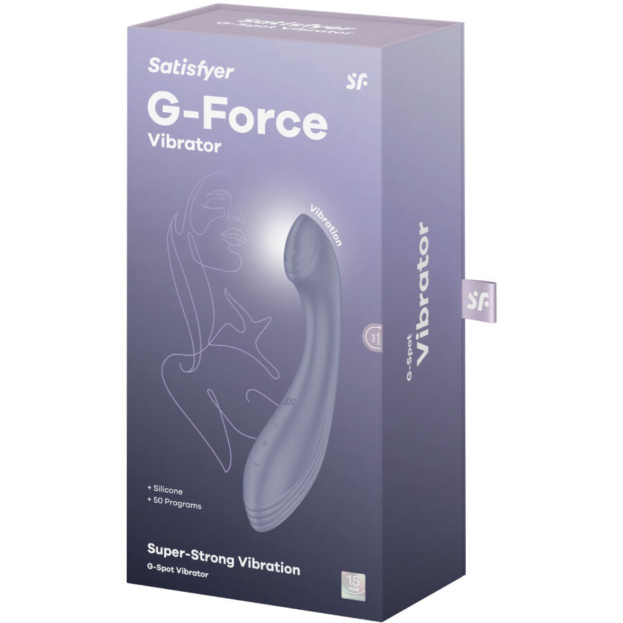 SATISFYER - G-FORCE STIMOLATORE VIBRATORE G-SPOT VIOLA - SATISFYER VIBRATOR | Lingerie Harness Boutique
