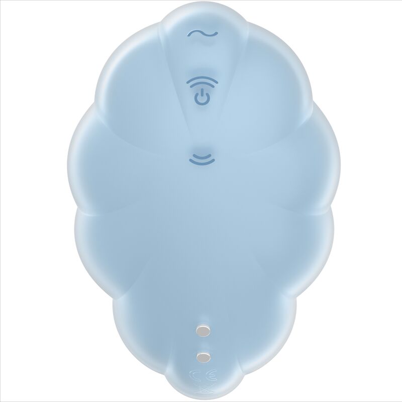 SATISFYER - VIBRATORE CLOUD DANCER BLU AIR PULSE - SATISFYER AIR PULSE | Lingerie Harness Boutique