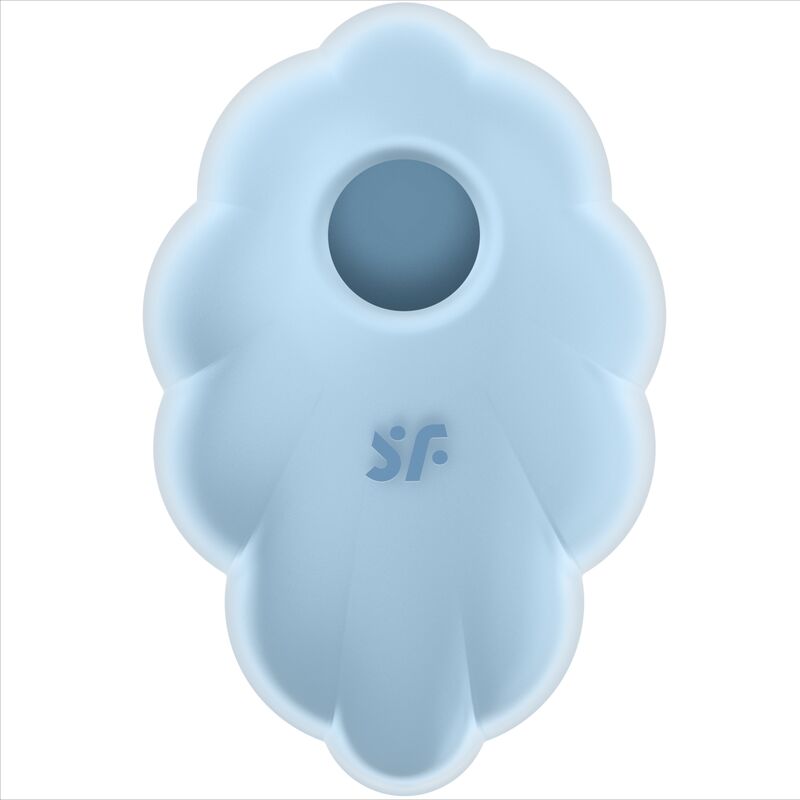 SATISFYER - VIBRATORE CLOUD DANCER BLU AIR PULSE - SATISFYER AIR PULSE | Lingerie Harness Boutique