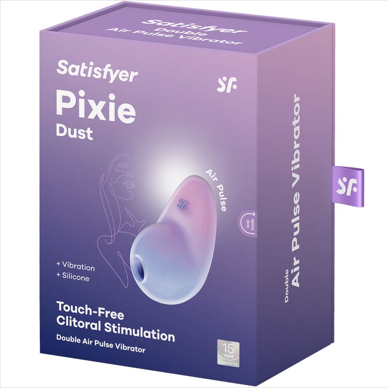 SATISFYER - STIMOLATORE PIXIE DUST BLUE AIR PLUSE - SATISFYER AIR PULSE | Lingerie Harness Boutique