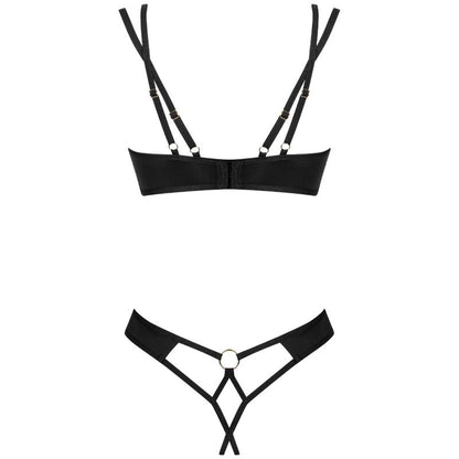 OBSESSIVE - NESARI TWO-PIECE CROTCHLESS SET XS/S