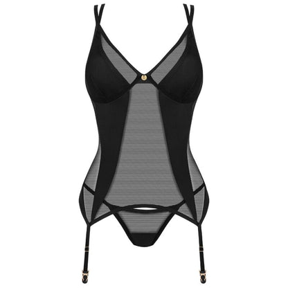 OBSESSIVE - NESARI CORSET &amp; THONG XS/S