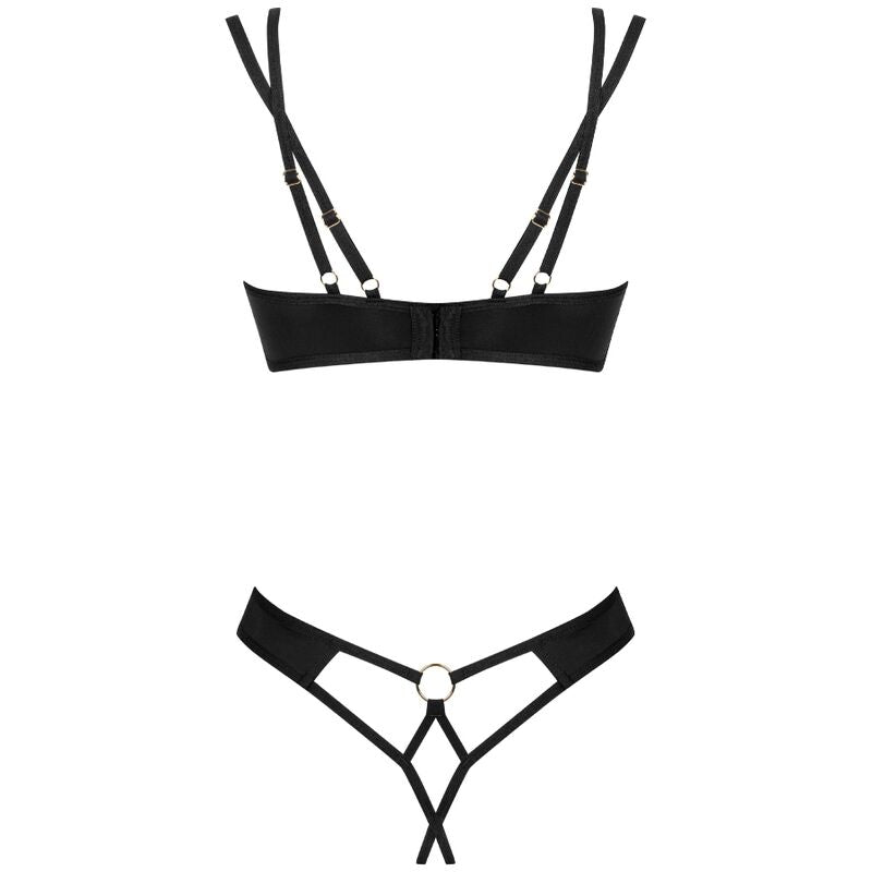 OBSESSIVE - NESARI TWO PIECE CROTCHLESS SET M/L