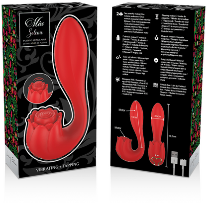 MIA - SELENA VIBRATING STIMULATOR + TAPPING RED