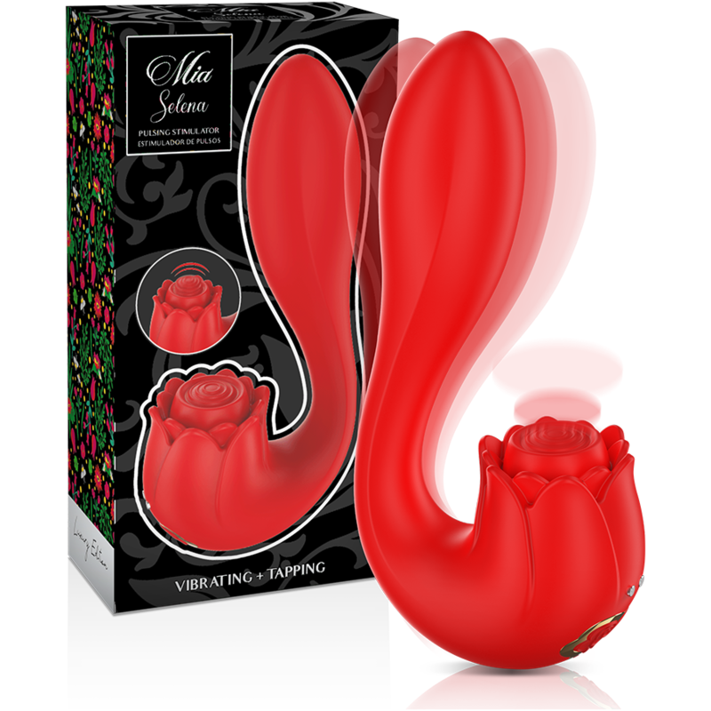 MIA - SELENA VIBRATING STIMULATOR + TAPPING RED