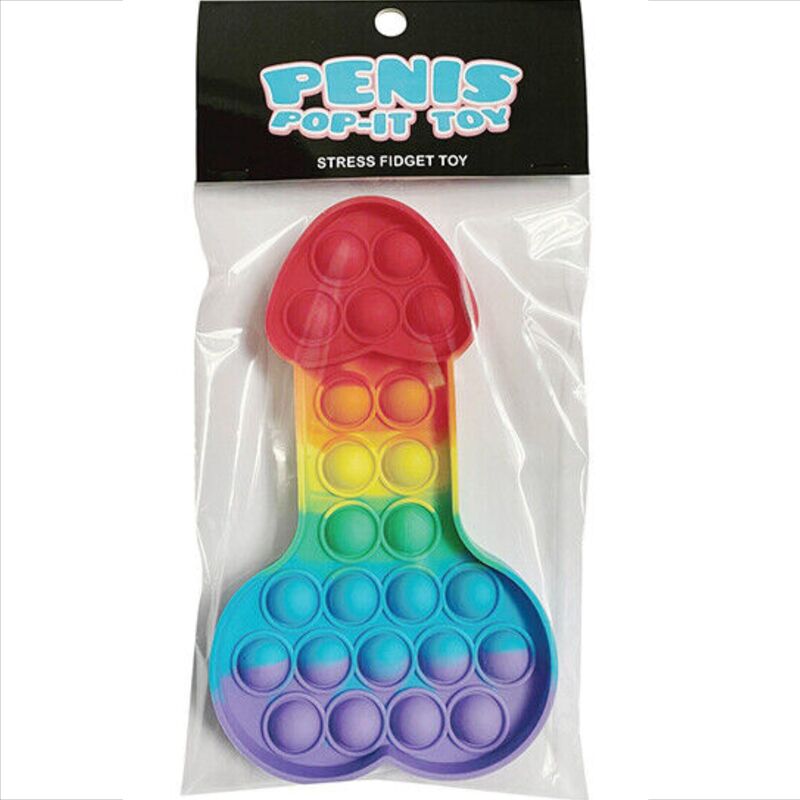 KHEPER GAMES - MULTICOLOR POP-IT PENIS STRESS TOY