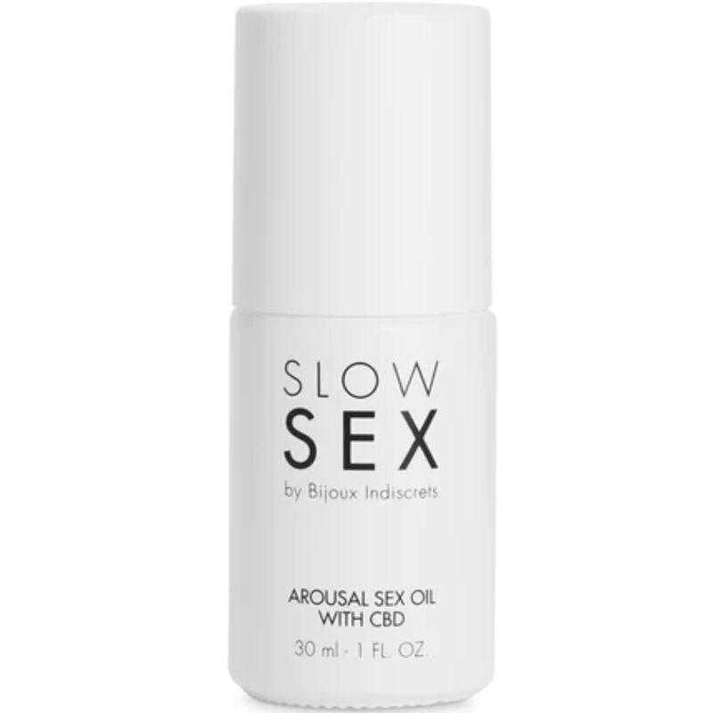 BIJOUX - SLOW SEX OLIO DA MASSAGGIO SESSUALE CON CBD 30 ML - BIJOUX SLOW SEX | Lingerie Harness Boutique